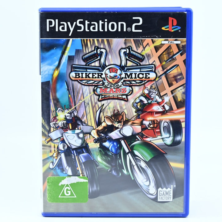 Biker Mice From Mars - Sony Playstation 2 / PS2 Game + Manual - PAL - FREE POST!