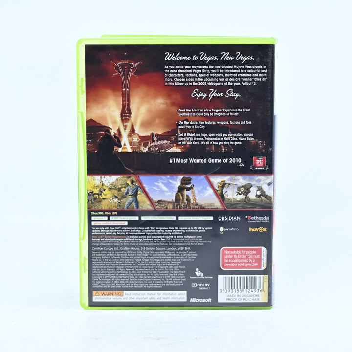 Fallout: New Vegas - Xbox 360 Game + Manual - PAL - MINT DISC!