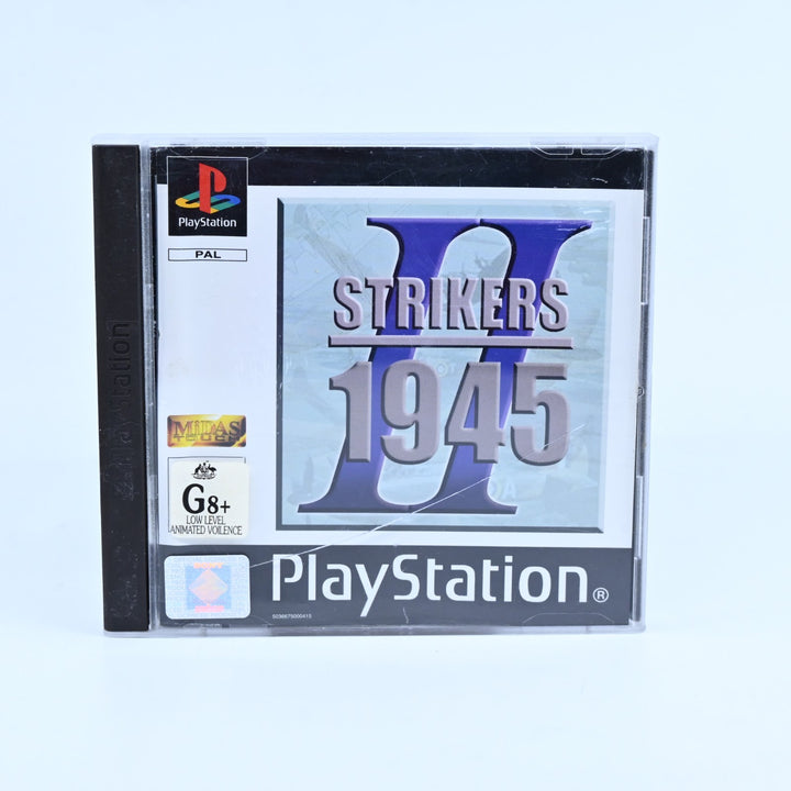 Strikers 1945 II - Sony Playstation 1 / PS1 Game + Manual - PAL - MINT DISC!
