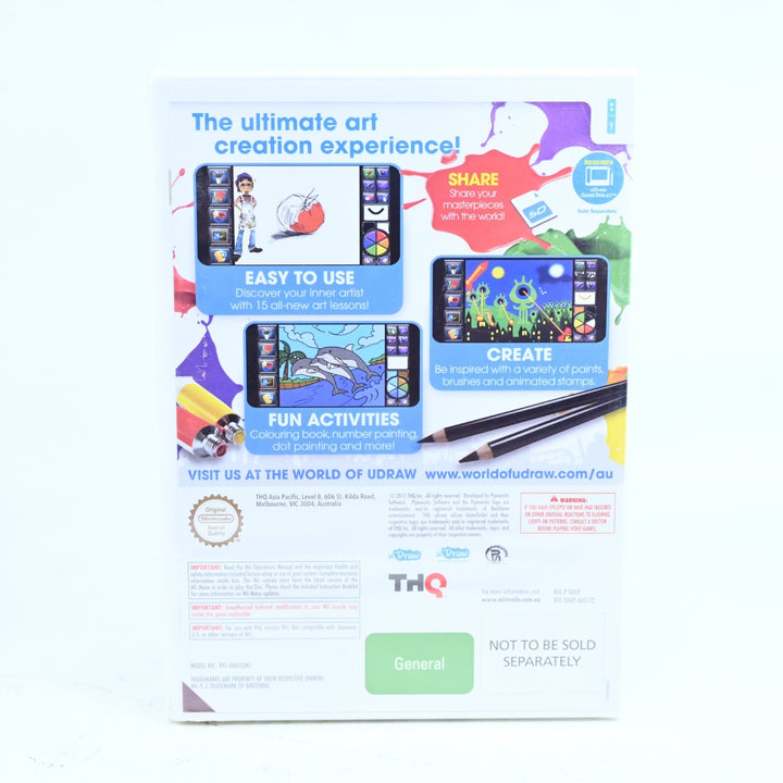 SEALED! uDraw Studio Instant Artist - Nintendo Wii Game + Manual - PAL