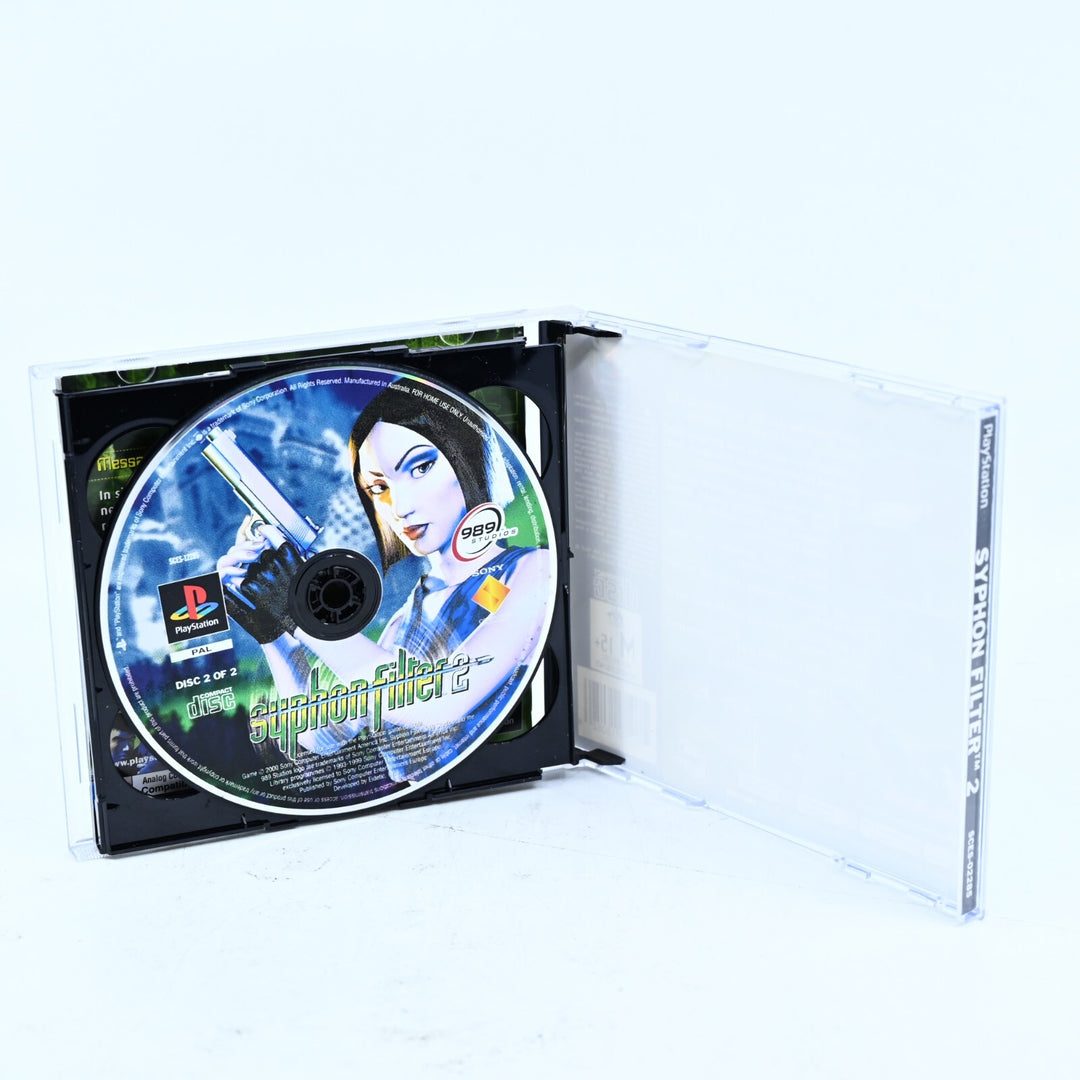 Syphon Filter 2 - Sony Playstation 1 / PS1 Game - No Manual - PAL - MINT DISC!