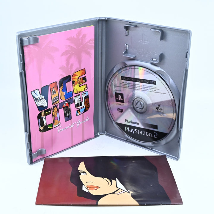 Grand Theft Auto: Vice City - Sony Playstation 2 / PS2 Game - Map + Manual - PAL