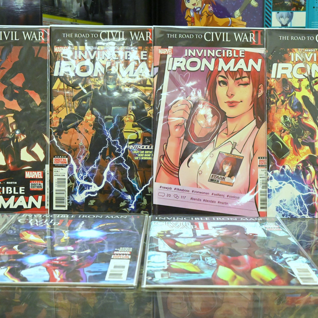 The Invincible Iron Man Civil War II - 7-14 - 1st App Iron Heart - Marvel Comics