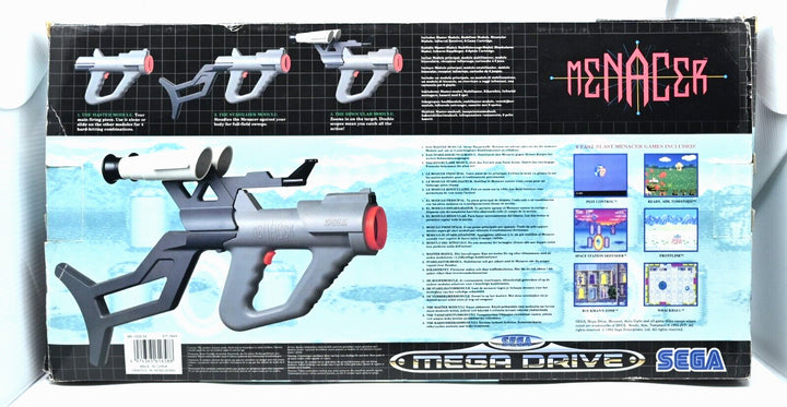 Menacer + 6 Game Cartridge - Sega Mega Drive Game - PAL - FREE POST!