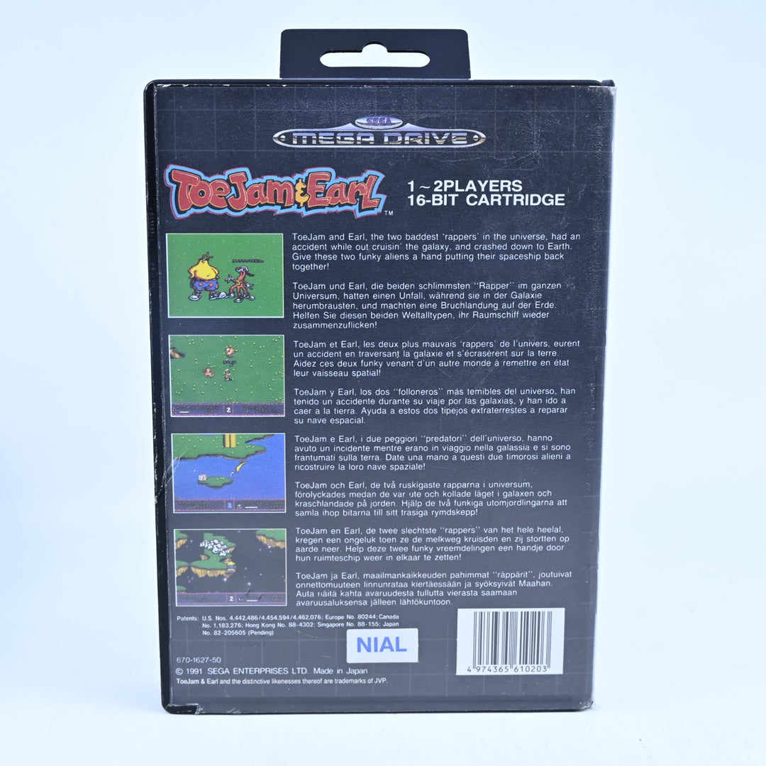 ToeJam & Earl - Sega Mega Drive Game - No Manual - PAL - FREE POST!