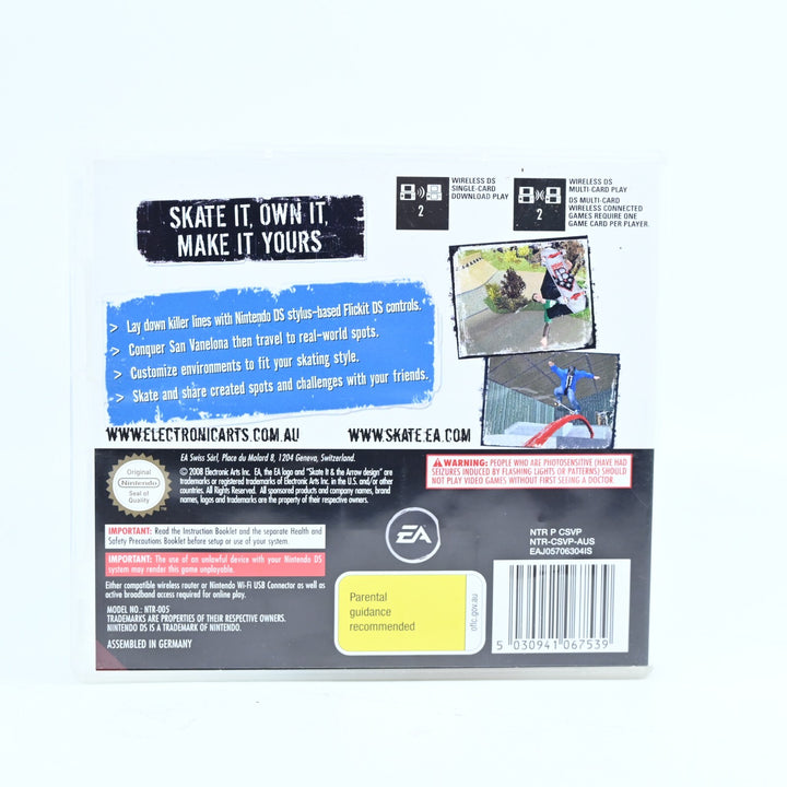 Skate It - Nintendo DS Game - PAL + Manual - FREE POST!