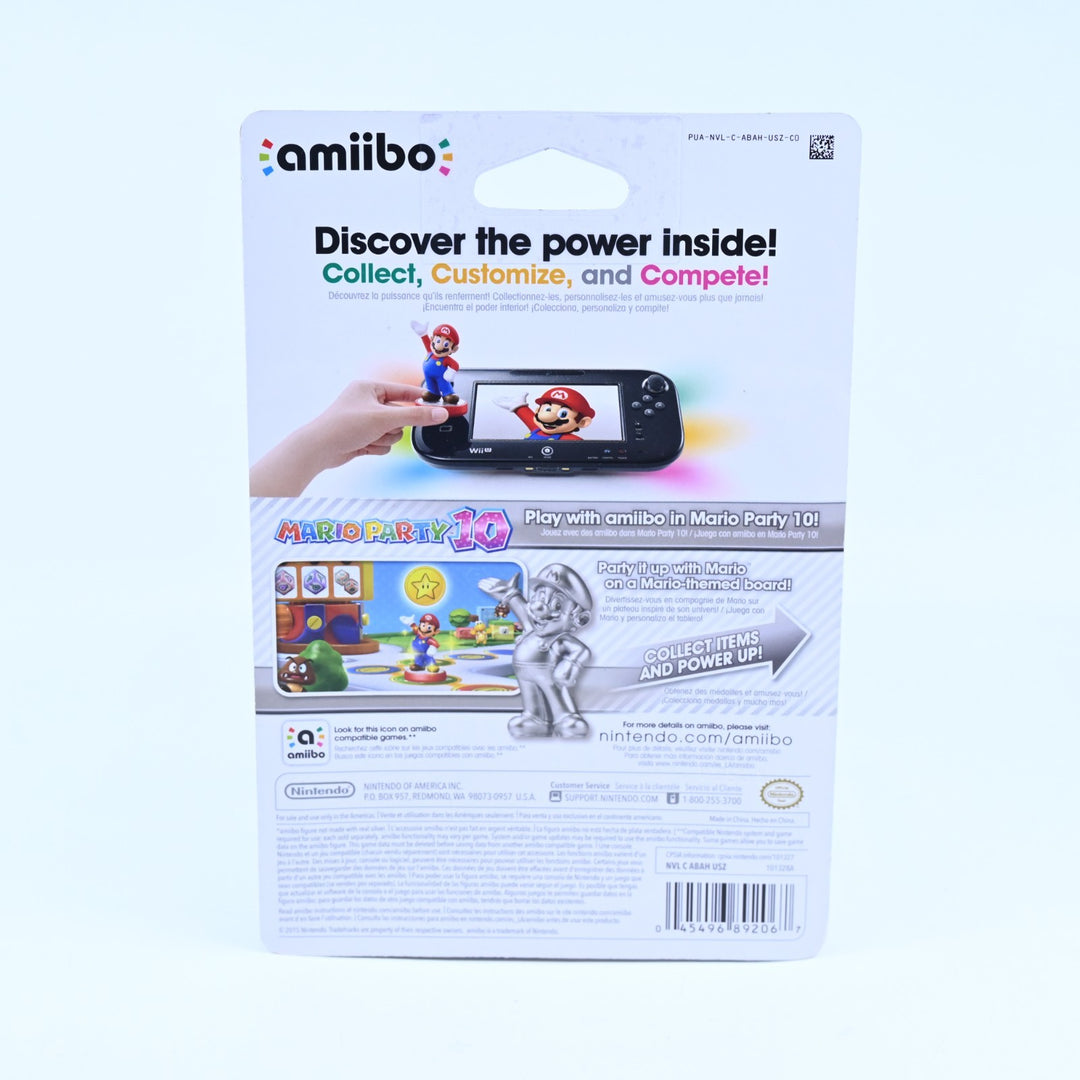 SEALED! Mario Silver Edition Amiibo - Super Mario - Nintendo - Toy