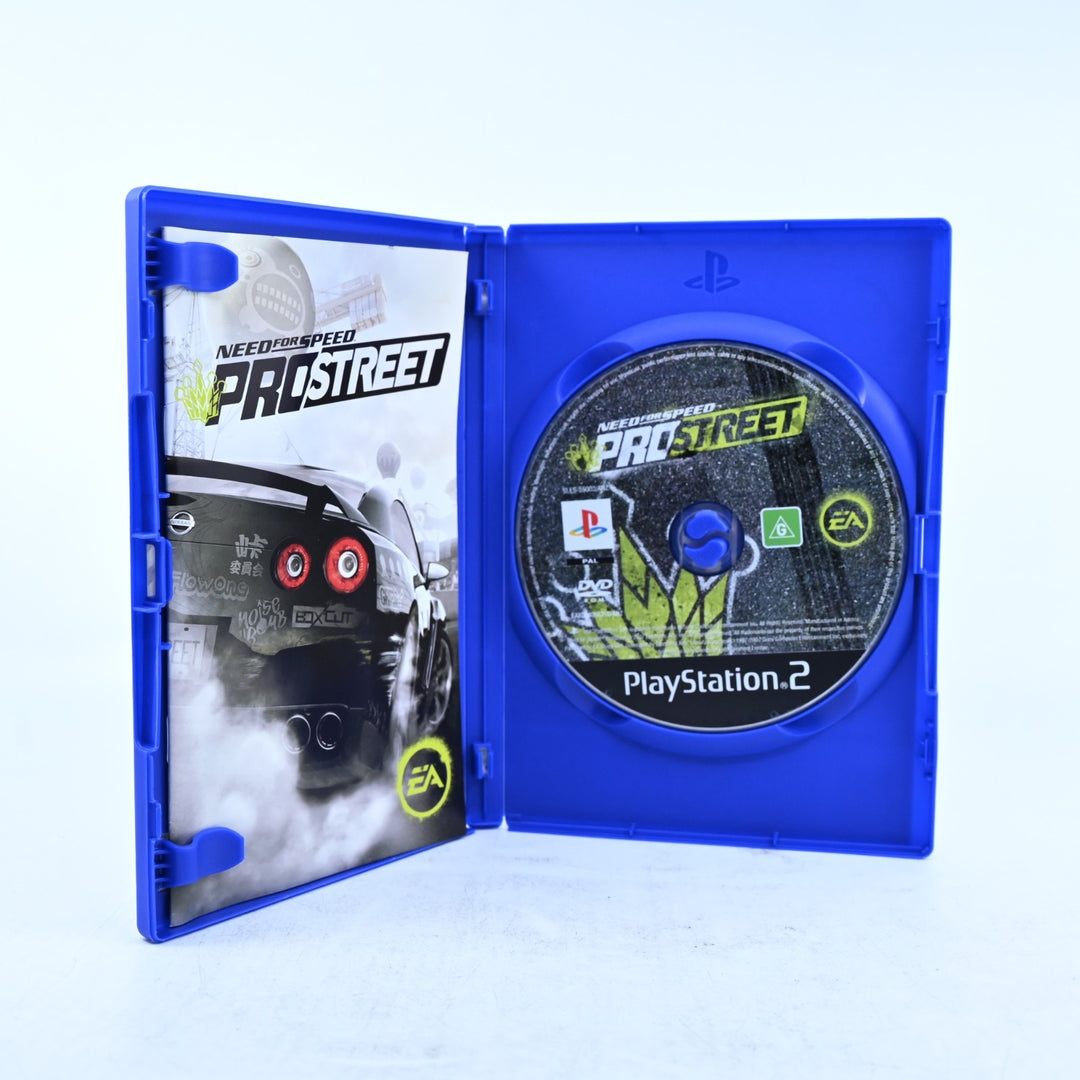 Need for Speed ProStreet - Sony Playstation 2 / PS2 Game + Manual - PAL