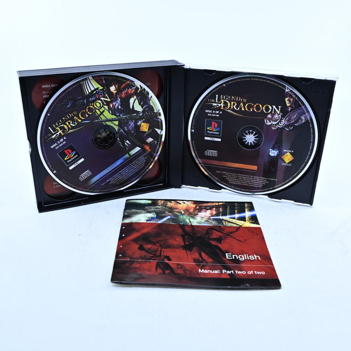 The Legend of Dragoon - Sony Playstation 1 / PS1 Game + Manual - PAL
