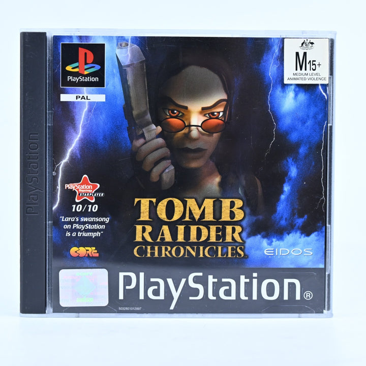 Tomb Raider: Chronicles - Sony Playstation 1 / PS1 Game + Manual - PAL MINT DISC