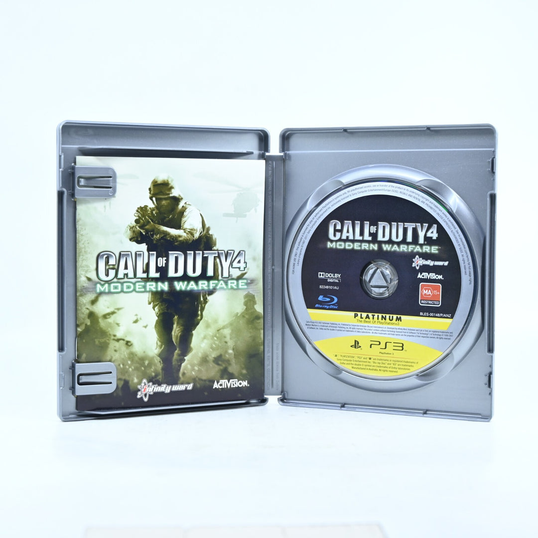 Call of Duty 4: Modern Warfare - Sony Playstation 3 / PS3 Game + Manual