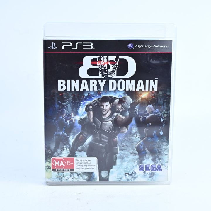 Binary Domain - Sony Playstation 3 / PS3 Game + Manual - FREE POST!