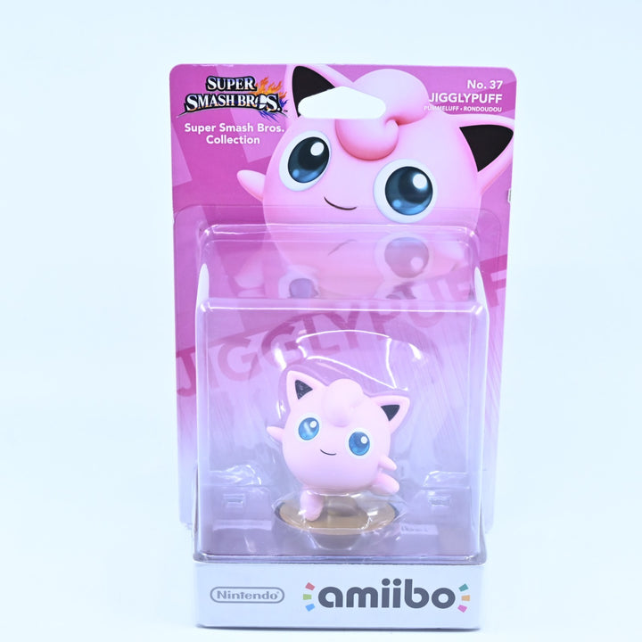 SEALED! Jigglypuff Amiibo No. 37 - Super Smash Bros. Collection - Toy