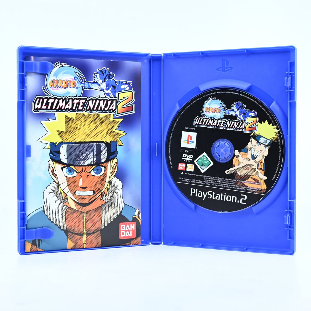 Naruto Ultimate Ninja 2 - Sony Playstation 2 / PS2 Game + Manual - PAL