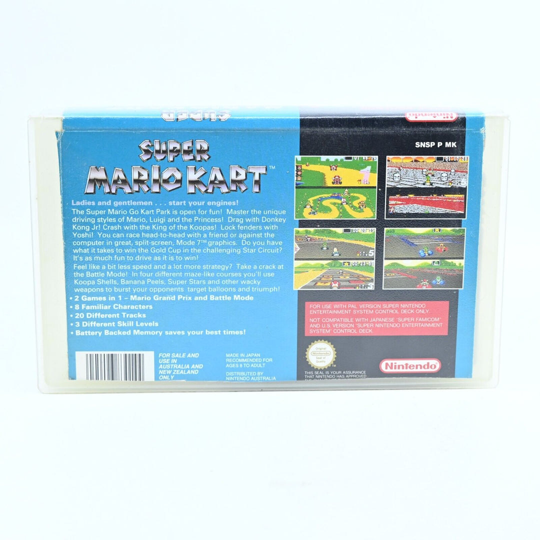 Super Mario Kart - Super Nintendo / SNES Game - PAL - FREE POST!