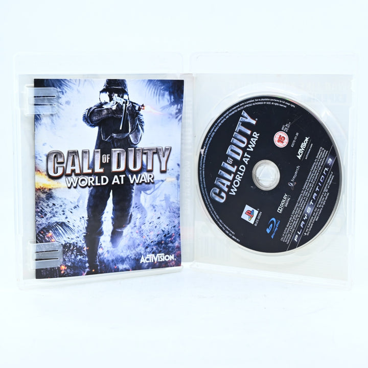 Call of Duty: World at War - Sony Playstation 3 / PS3 Game + Manual - FREE POST!