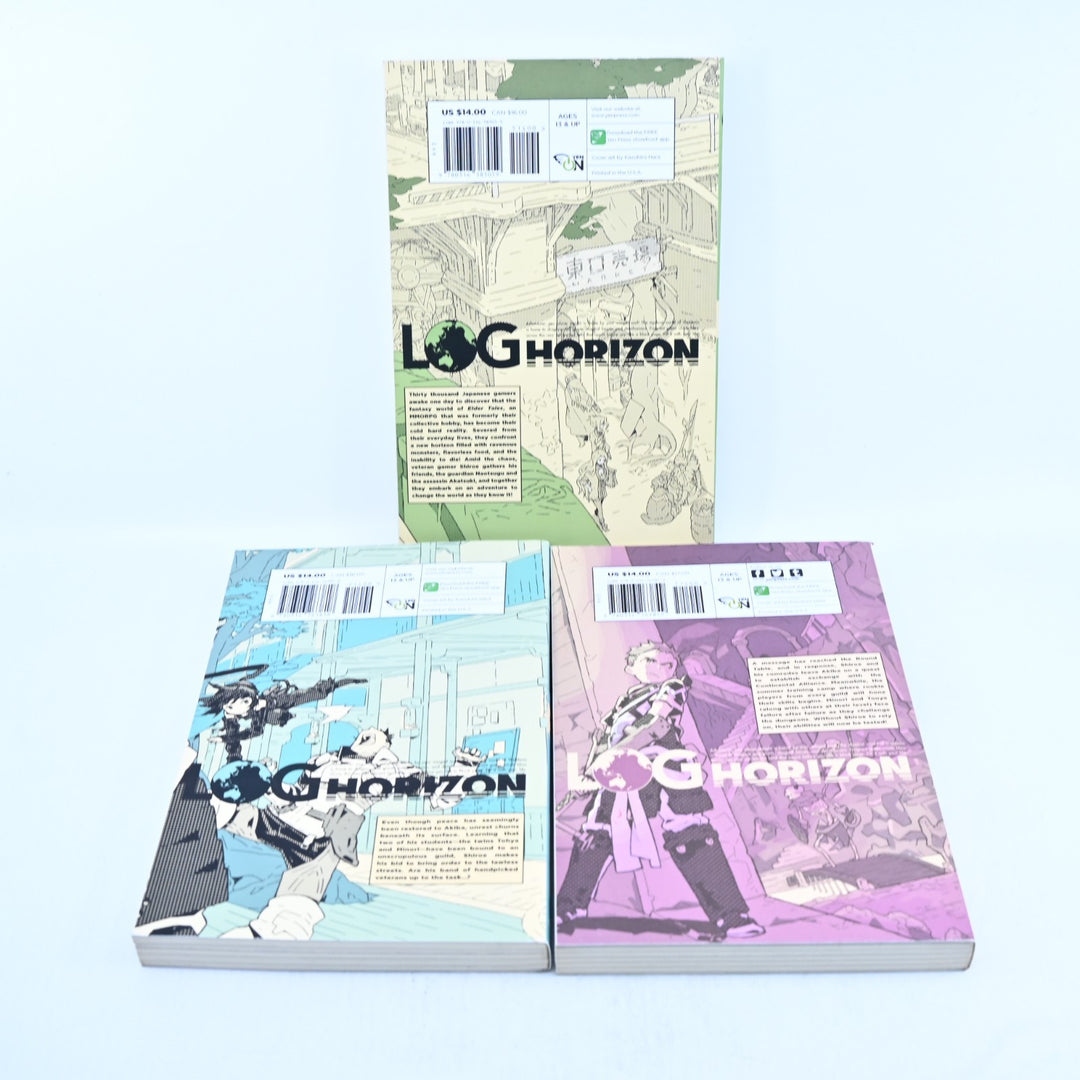 Log Horizon - Volumes 1-3 - Mamare Touno - Yen On - Light Novel