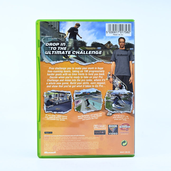 Tony Hawk's Pro Skater 4 - Original Xbox Game + Manual - PAL - MINT DISC!