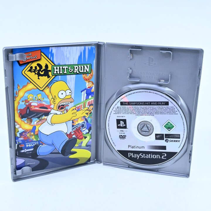 The Simpsons Hit & Run - Sony Playstation 2 / PS2 Game + Manual - PAL