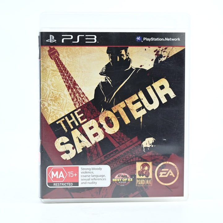 The Saboteur - Sony Playstation 3 / PS3 Game + Manual - MINT DISC!