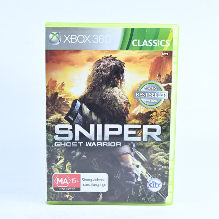Sniper: Ghost Warrior - Xbox 360 Game + Manual - PAL - MINT DISC!