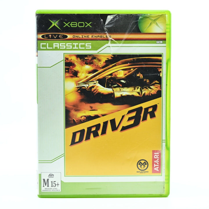 Driver 3 - Original Xbox Game + Manual - PAL - MINT DISC!