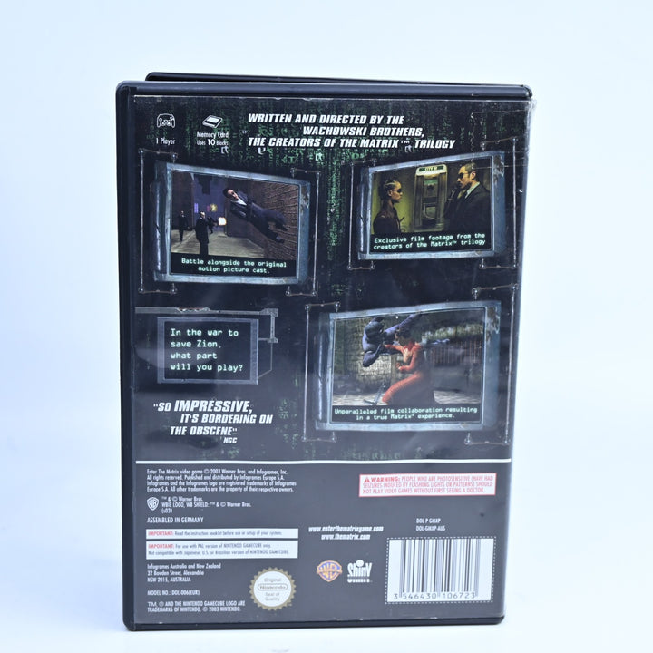 Enter the Matrix - Nintendo Gamecube Game + Manual - PAL - FREE POST!