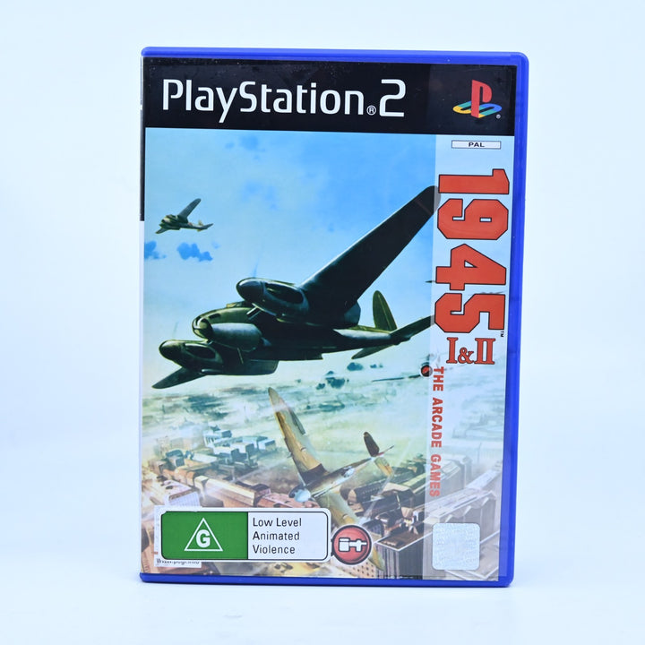 1945 I&II The Arcade Games - Sony Playstation 2 / PS2 Game + Manual - MINT DISC!