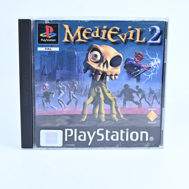 MediEvil 2 - Sony Playstation 1 / PS1 Game + Manual - PAL - MINT DISC!