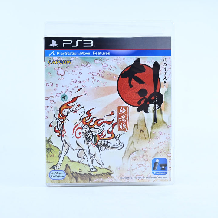 Okami HD Remaster - Sony Playstation 3 / PS3 Game + Manual - JAPANESE!