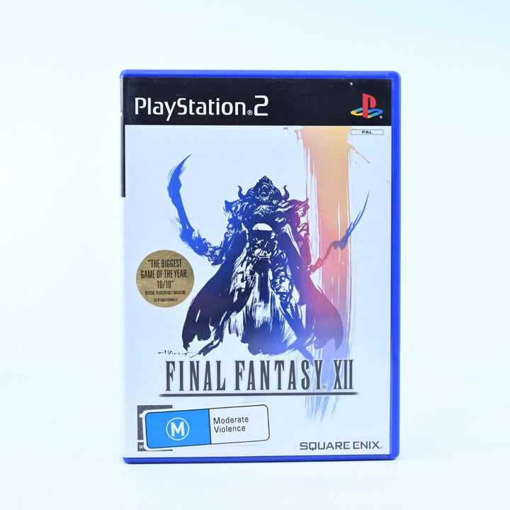 Final Fantasy XII - Sony Playstation 2 / PS2 Game + Manual - PAL - MINT DISC!