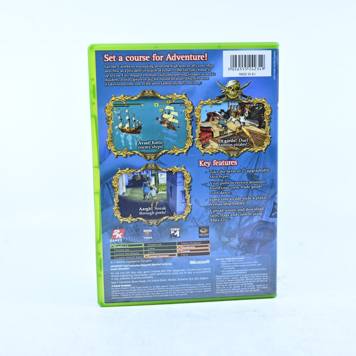 Sid Meier's Pirates - Original Xbox Game + Manual - PAL - MINT DISC!