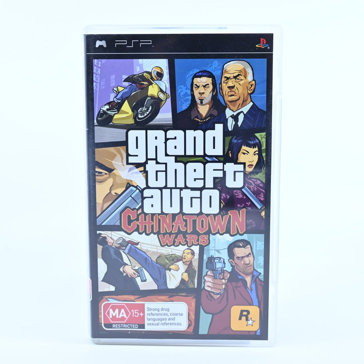 Grand Theft Auto: Chinatown Wars - Sony PSP Game + Manual + Map - FREE POST!