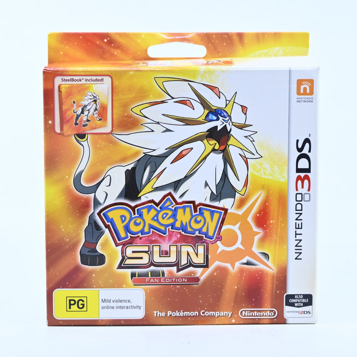 Pokemon Sun Fan Edition - Nintendo 3DS Game - PAL + Manual - FREE POST!