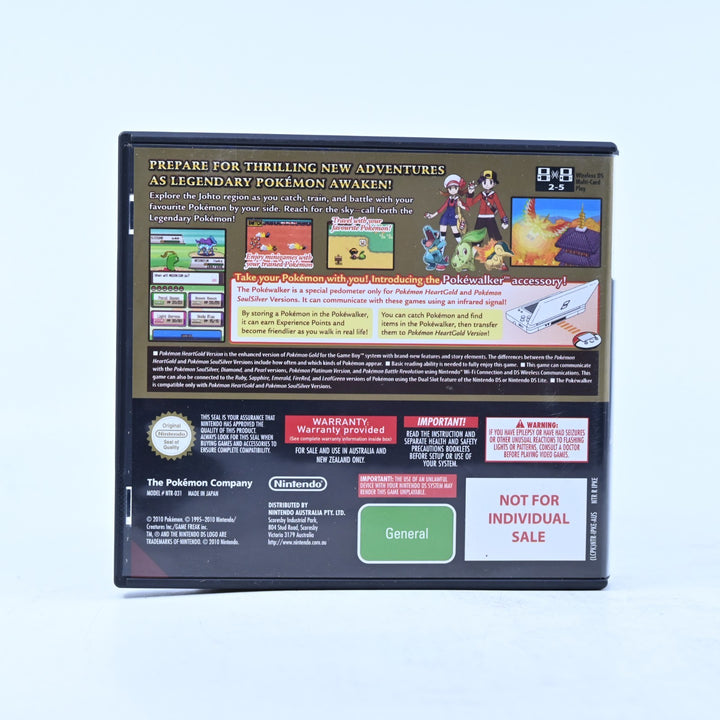 Pokemon HeartGold Version - Nintendo DS Game - PAL + Manual - FREE POST!