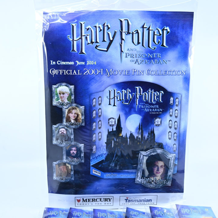 Harry Potter and the Prisoner of Azkaban 2004 Complete 20 Pin Set & Board