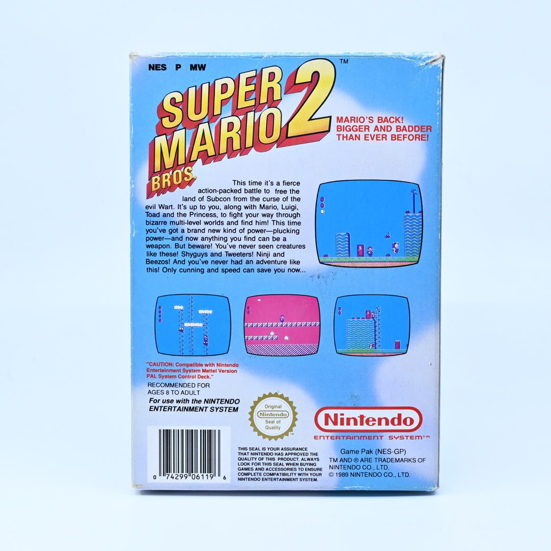 Super Mario Bros. 2 - Nintendo Entertainment System / NES Boxed Game - PAL