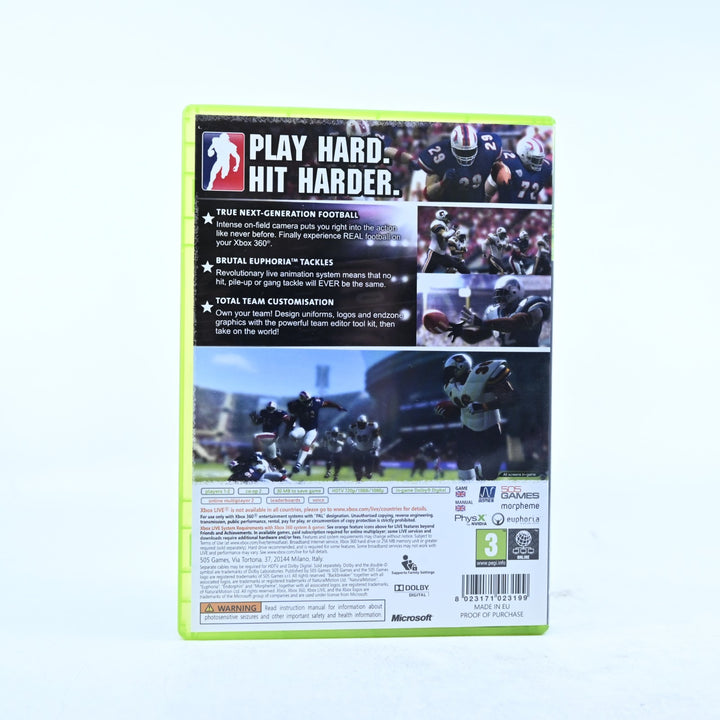 Backbreaker - Xbox 360 Game + Manual - PAL - MINT DISC!