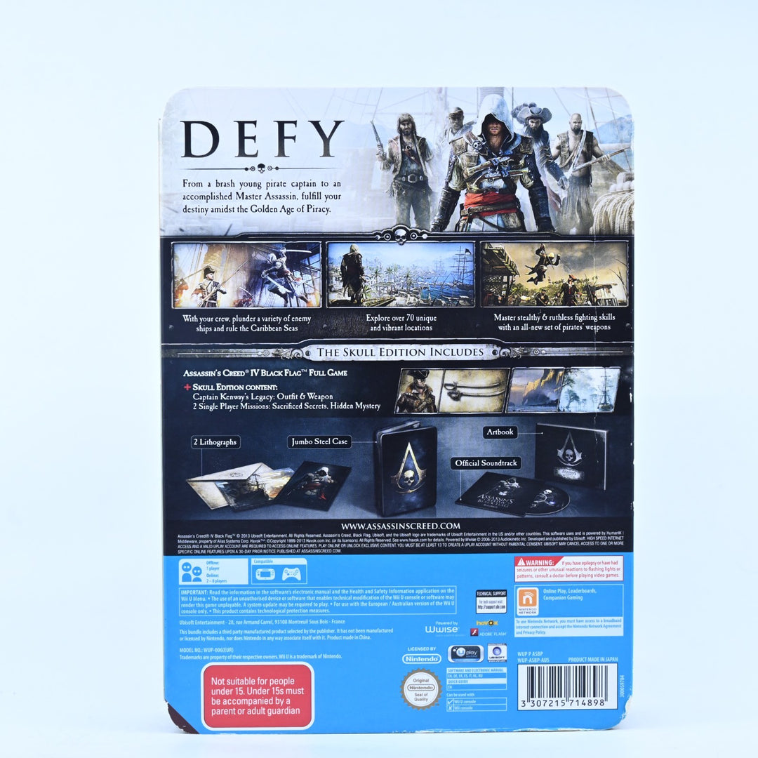 Assassin's Creed IV Black Flag Skull Edition - Nintendo Wii U Game - PAL