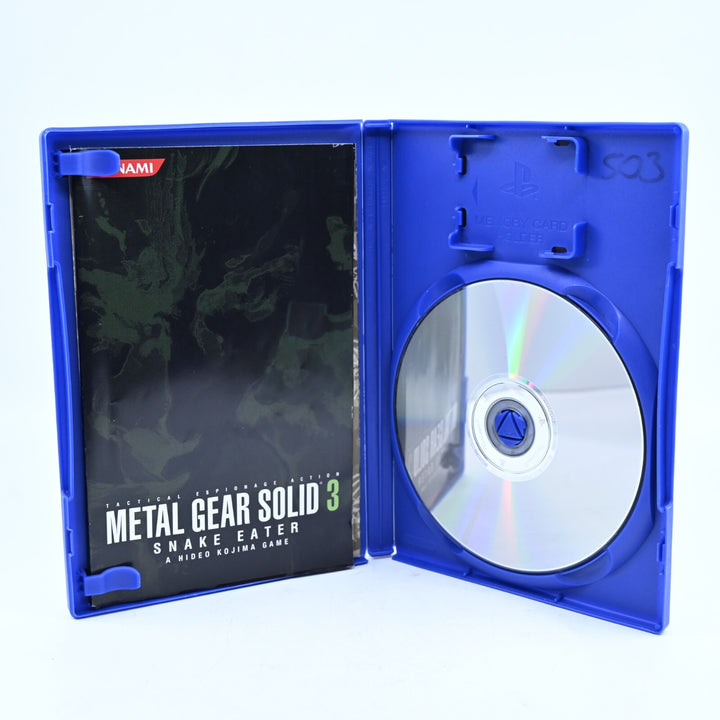Metal Gear Solid 3: Snake Eater - Sony Playstation 2 / PS2 Game + Manual - PAL