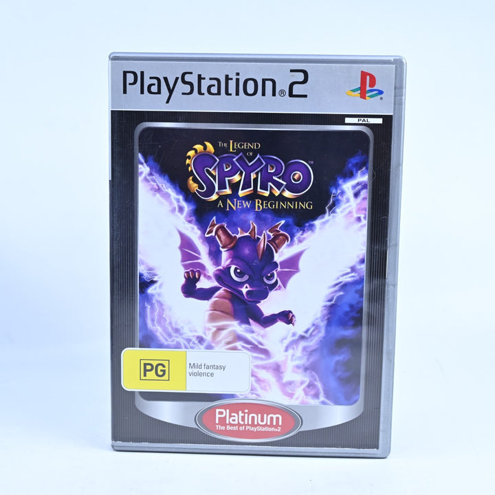 The Legend of Spyro: A New Beginning - Sony Playstation 2 / PS2 Game + Manual