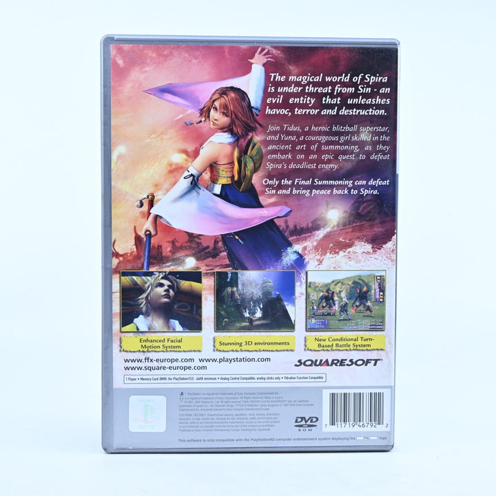 Final Fantasy X - Sony Playstation 2 / PS2 Game + Manual - PAL - MINT DISC!
