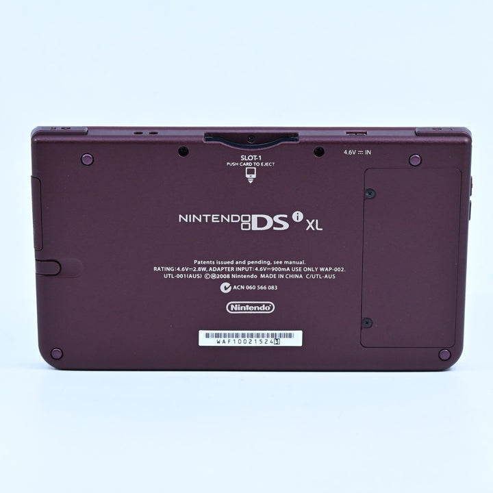 Bergundy Nintendo DSi XL Console - UTL-001(AUS) - PAL - FREE POST!