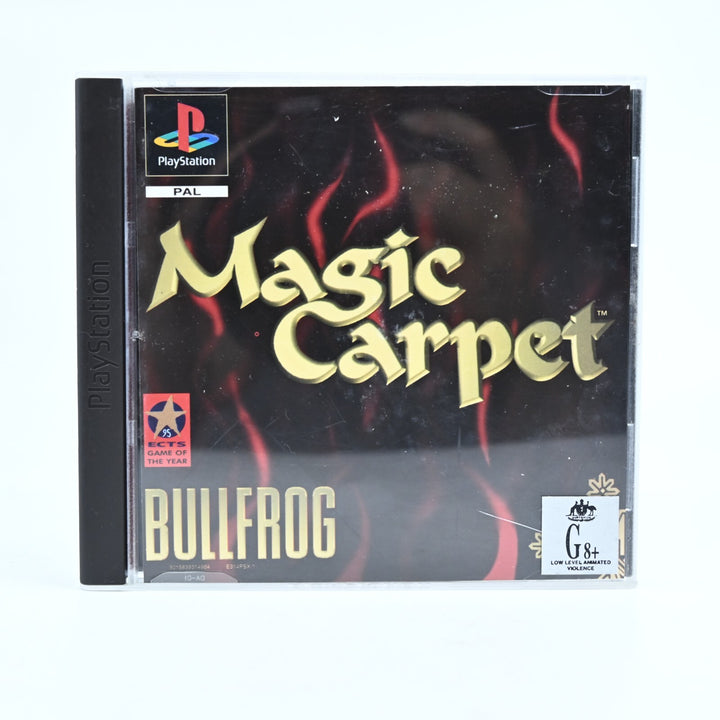 Magic Carpet - Sony Playstation 1 / PS1 Game + Manual - PAL - MINT DISC!