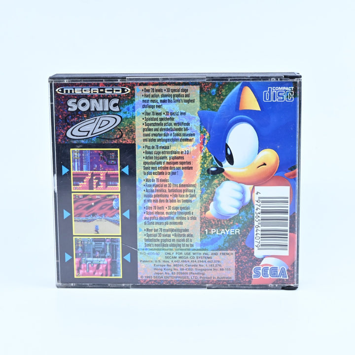 Sonic CD - Sega Mega CD Game - No Manual - PAL - FREE POST!