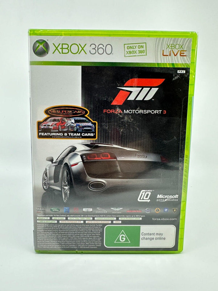SEALED! Forza Motorsport 3 - Xbox 360 Game - PAL - FREE POST!