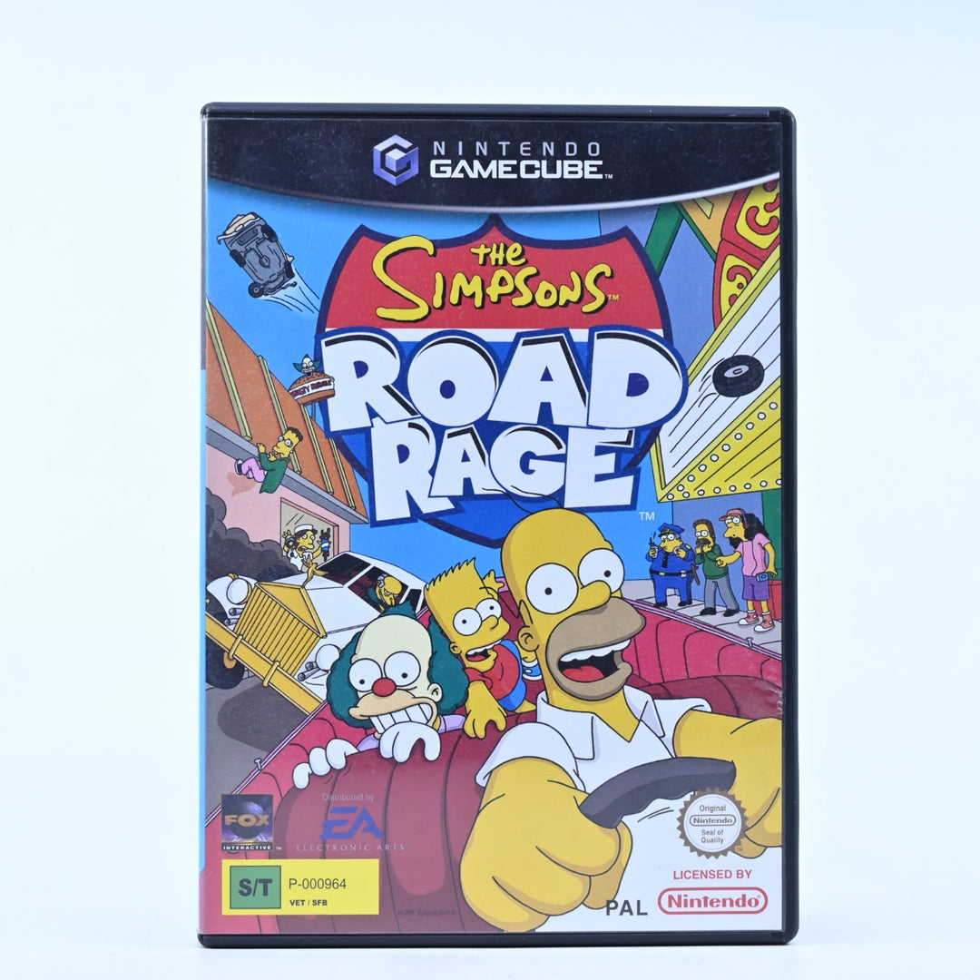 The Simpsons: Road Rage - Nintendo Gamecube Game + Manual - PAL - FREE POST!