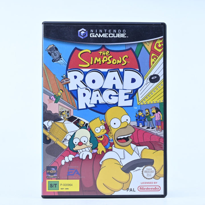 The Simpsons: Road Rage - Nintendo Gamecube Game + Manual - PAL - FREE POST!