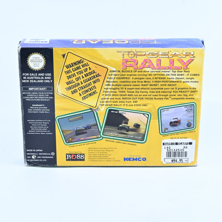 Top Gear Rally - N64 / Nintendo 64 Boxed Game - PAL - FREE POST!