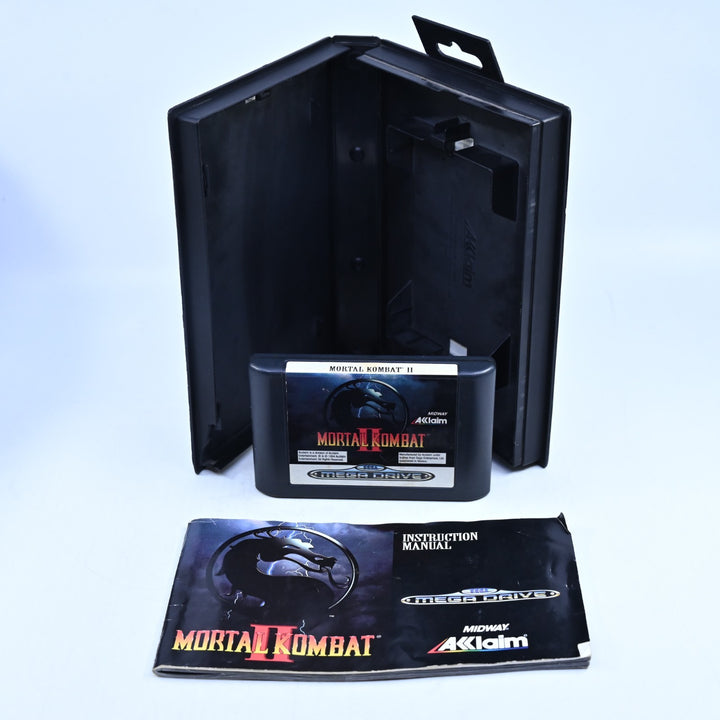 Mortal Kombat II - Sega Mega Drive Game + Manual - PAL - FREE POST!